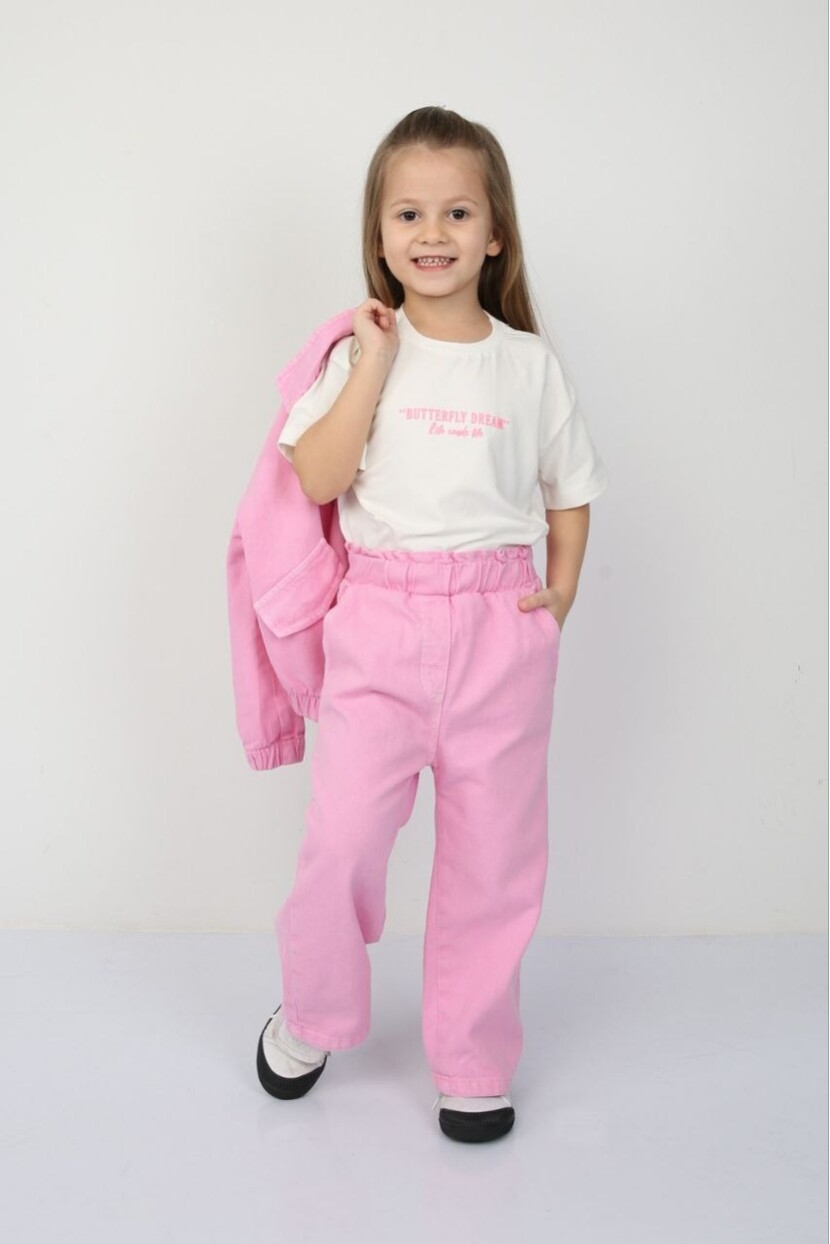 GABARDİN CEKET T-SHİRT PANTOLON 3LÜ TAKIM