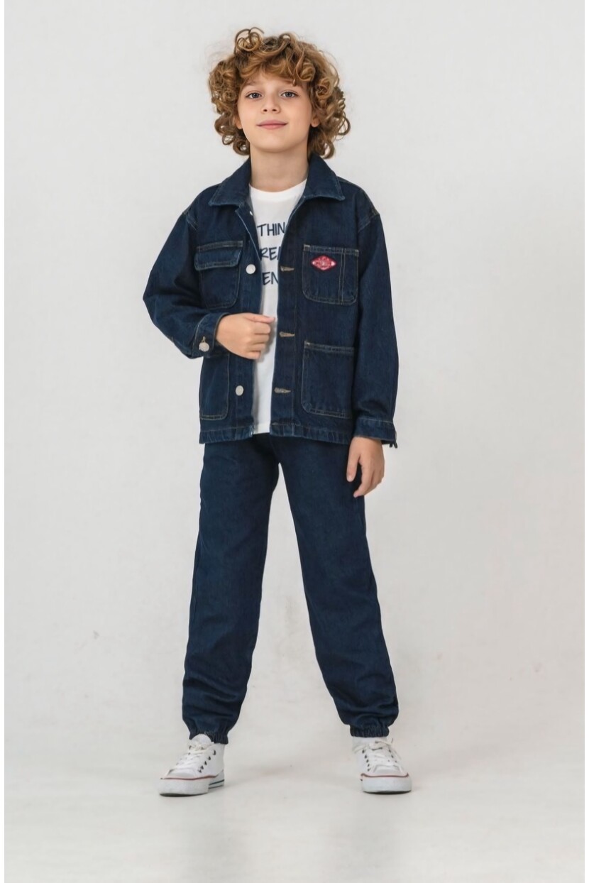 ERKEK DENİM 3LÜ TAKIM