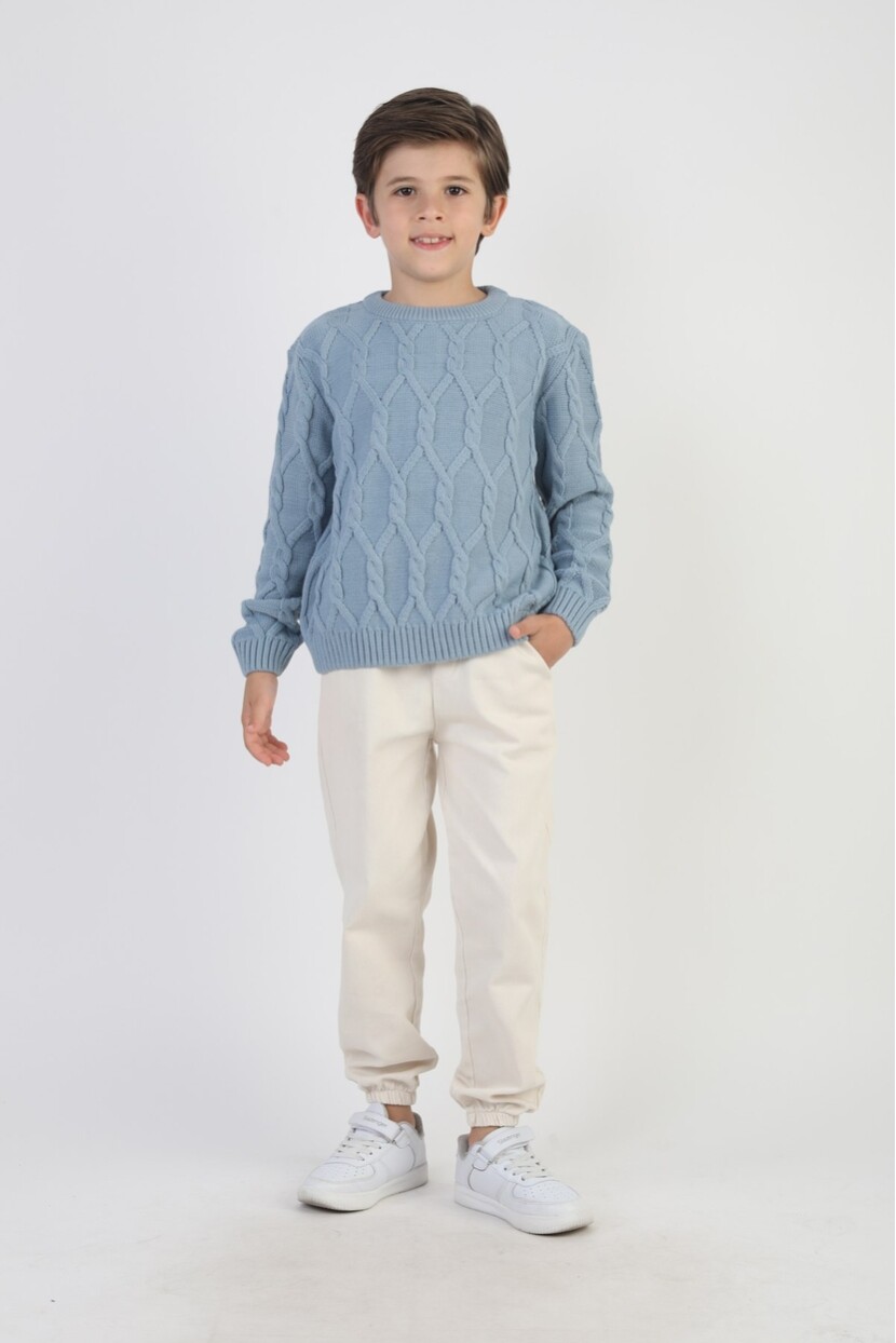 ERKEK GABARDİN PANTOLONLU TRİKO KAZAK TAKIM