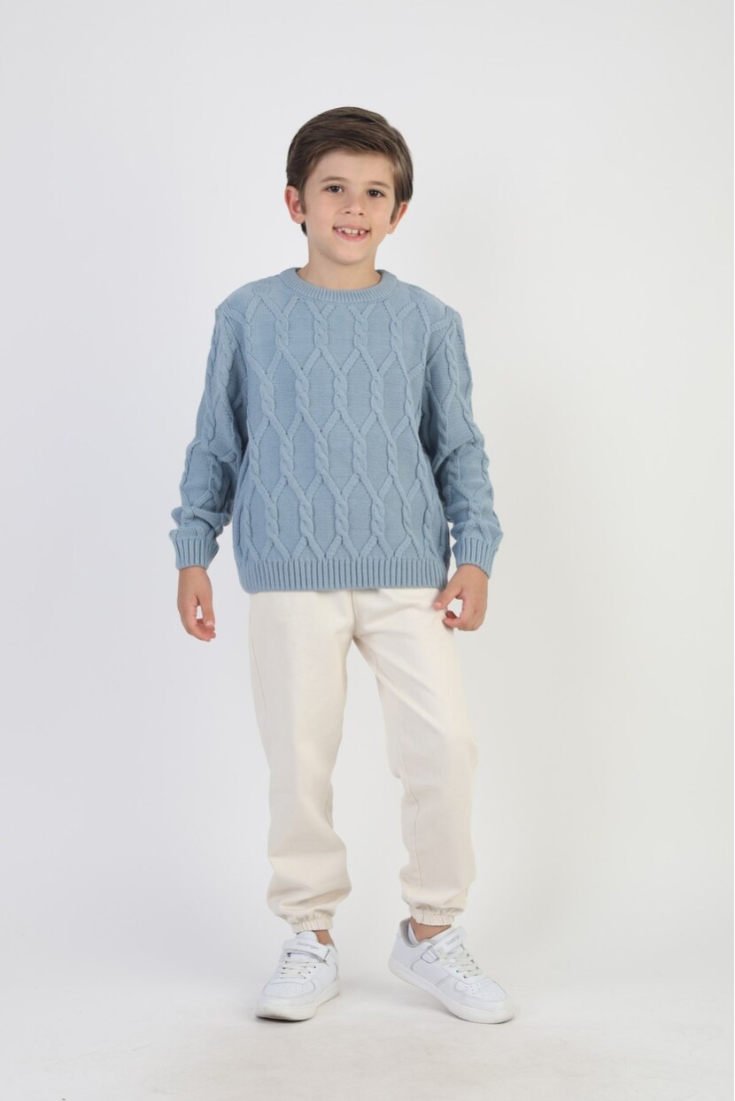 ERKEK GABARDİN PANTOLONLU TRİKO KAZAK TAKIM