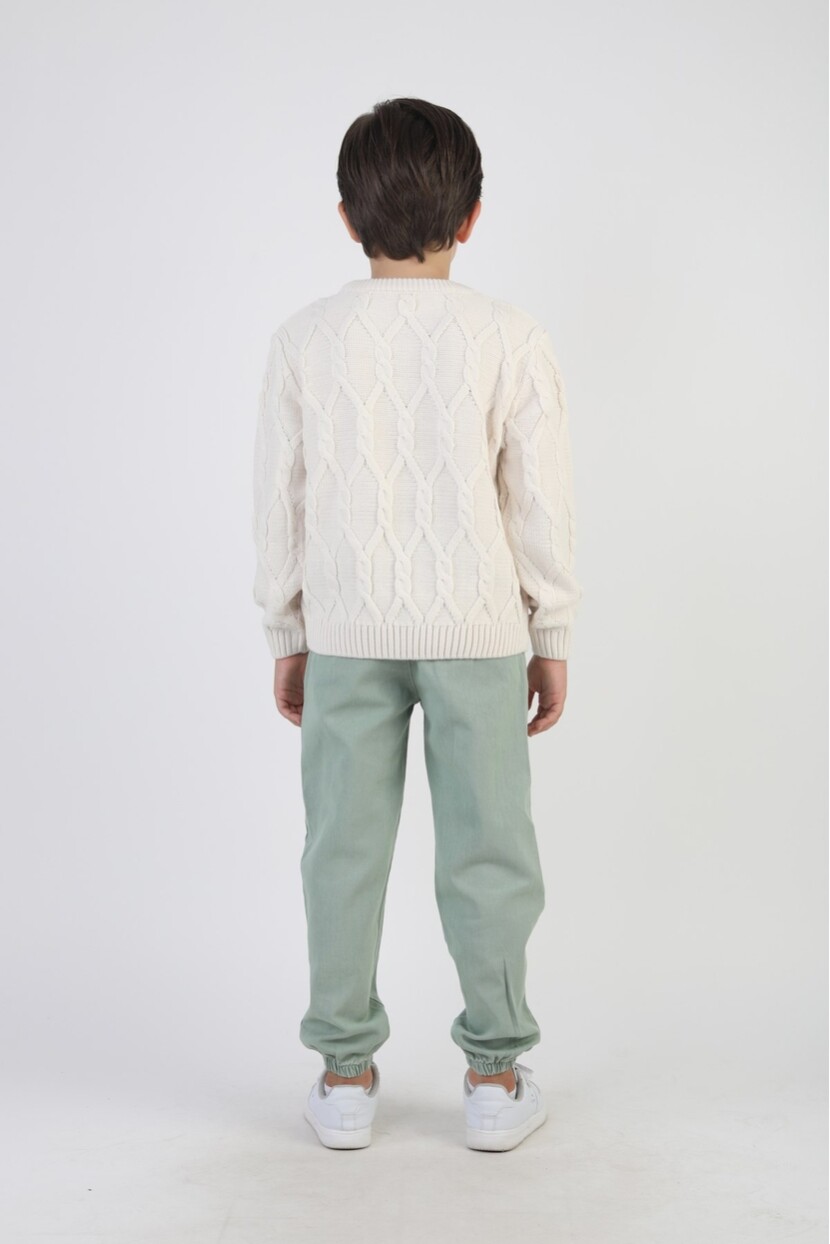 ERKEK GABARDİN PANTOLONLU TRİKO KAZAK TAKIM