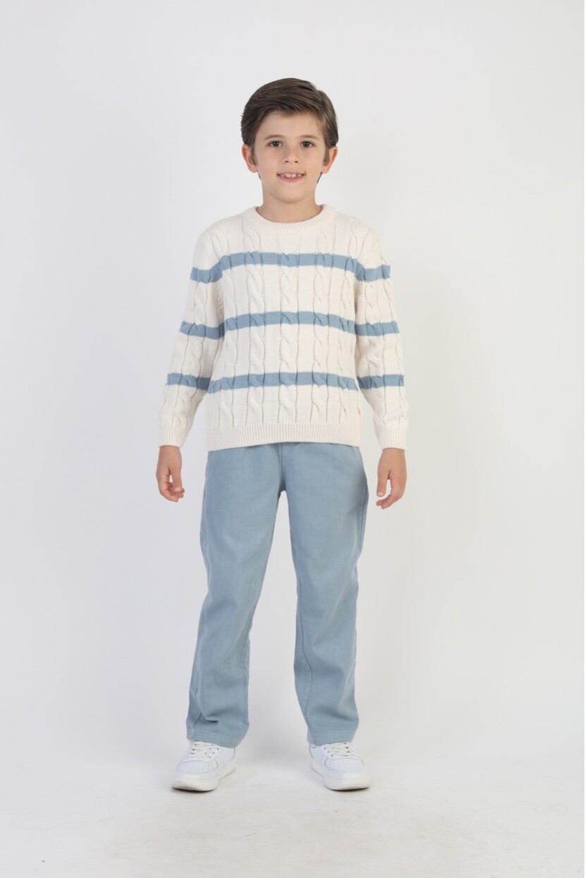 ERKEK GABARDİN PANTOLONLU TRİKO KAZAK TAKIM