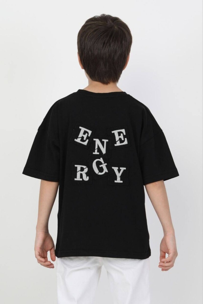 ERKEK KABARTMA NAKIŞLI TSHİRT