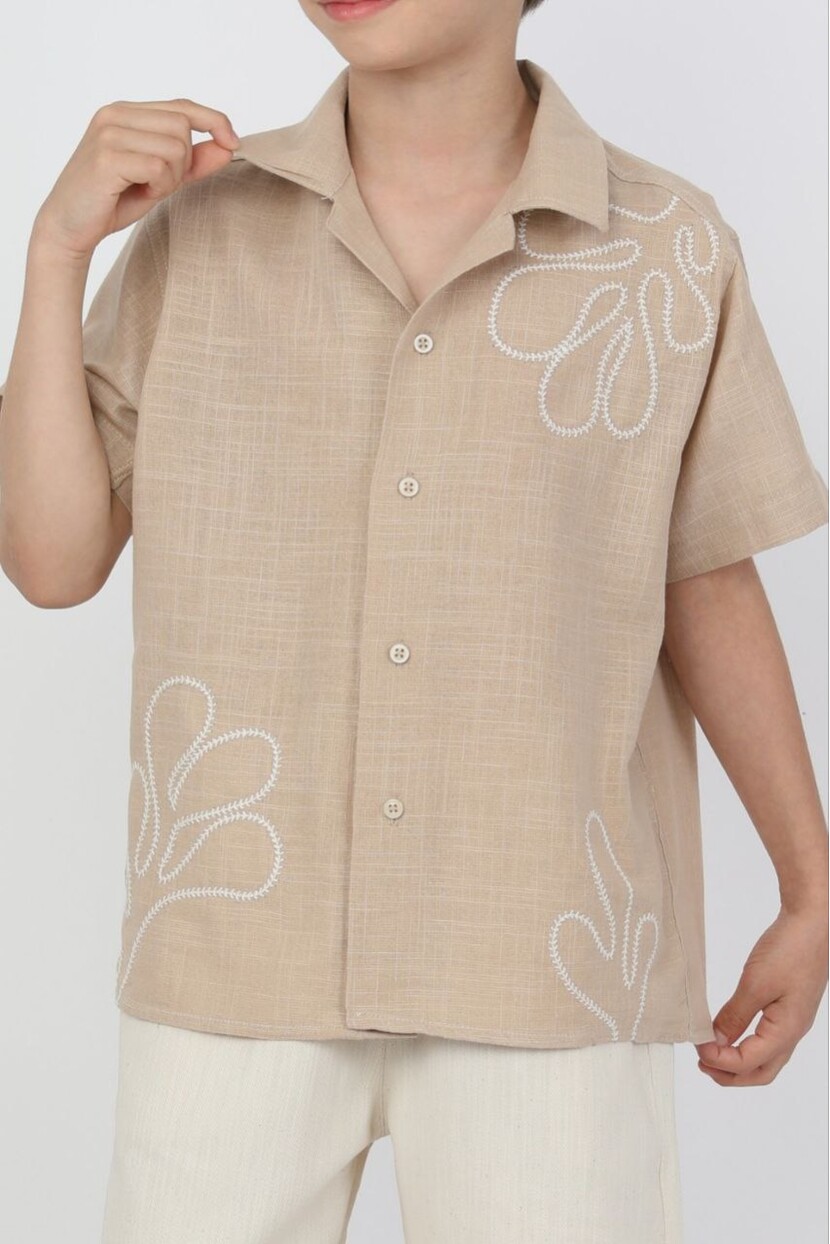 ERKEK KAKTÜS DESENLİ ŞORTLU TAKIM