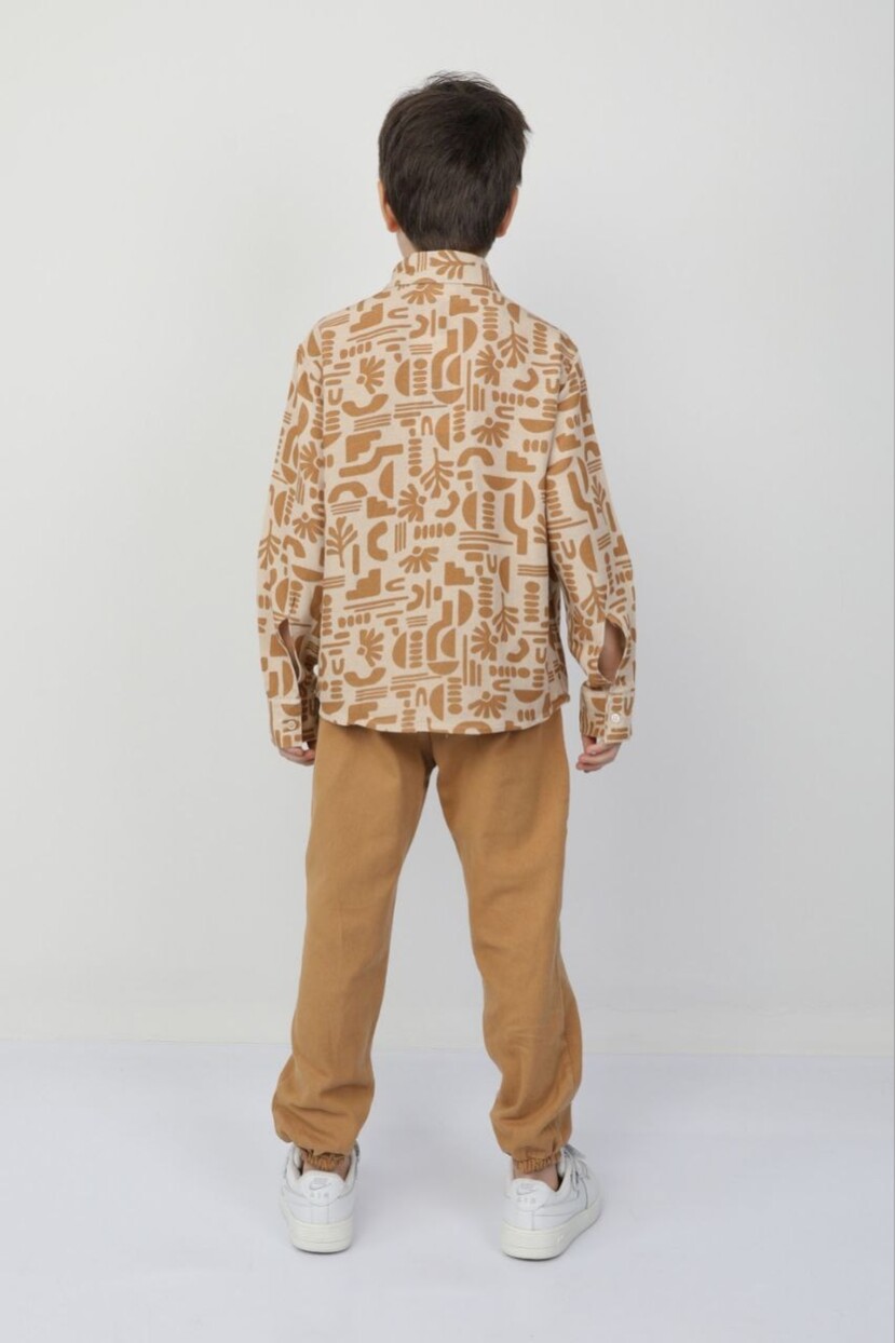 ERKEK KETEN GÖMLEK PANTOLONLU TAKIM