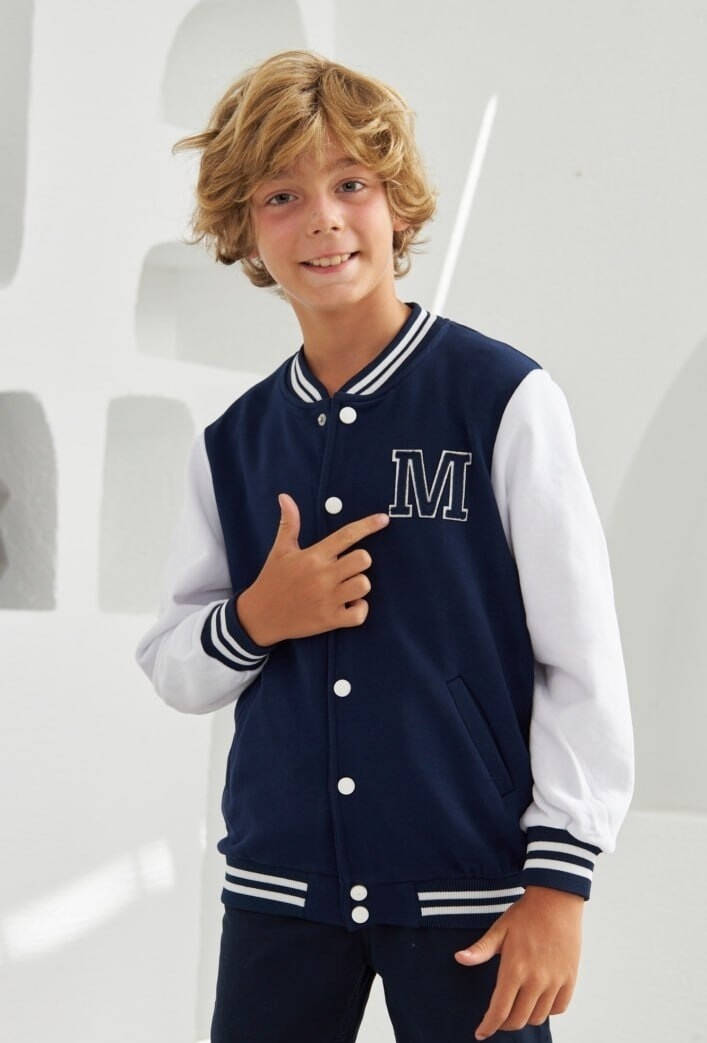 ERKEK LACİVERT KOLEJ CEKET