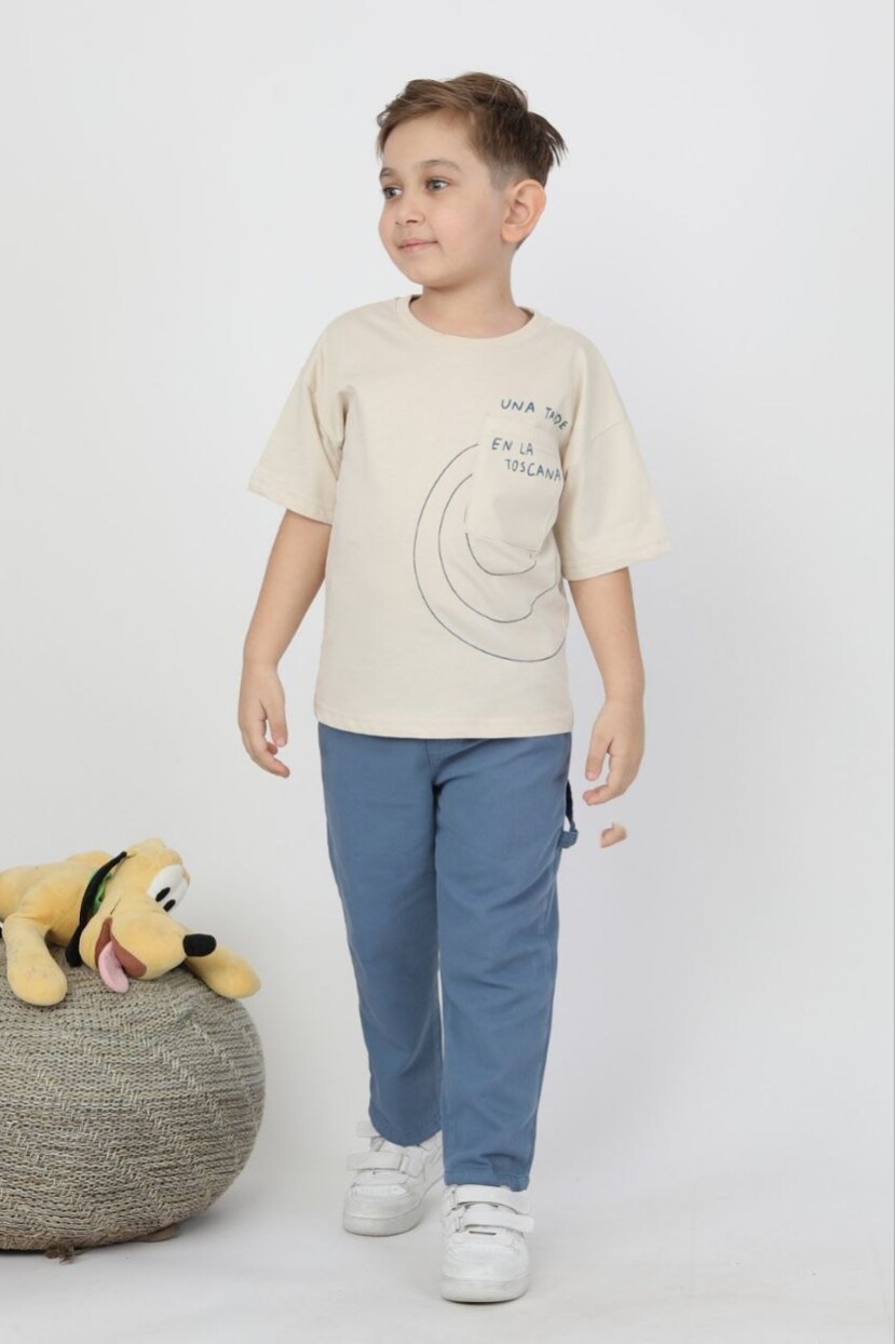 ERKEK MEVSİMLİK GABARDİN PANTOLON TSHİRT TAKIM