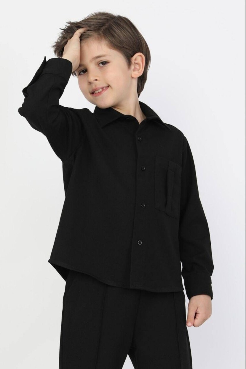 ERKEK PAMUKLU DOKUMA GÖMLEK PANTOLON TAKIM