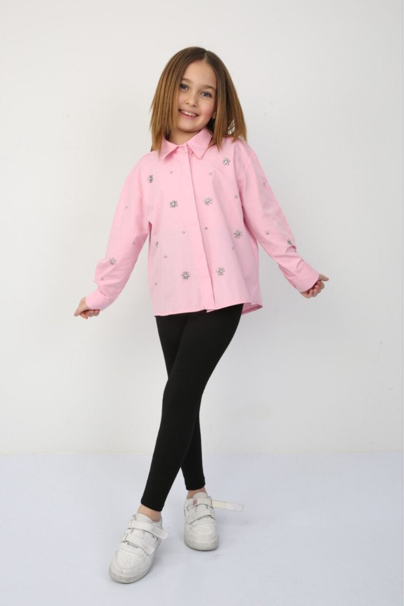 TAŞLI POPLİN GÖMLEK