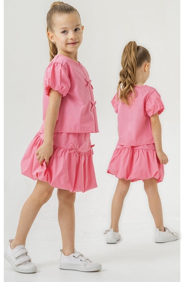 KIZ BALON ETEKLİ DOKUMA TAKIM