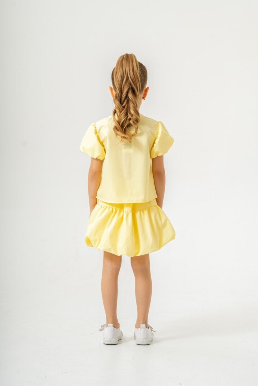 KIZ BALON ETEKLİ DOKUMA TAKIM