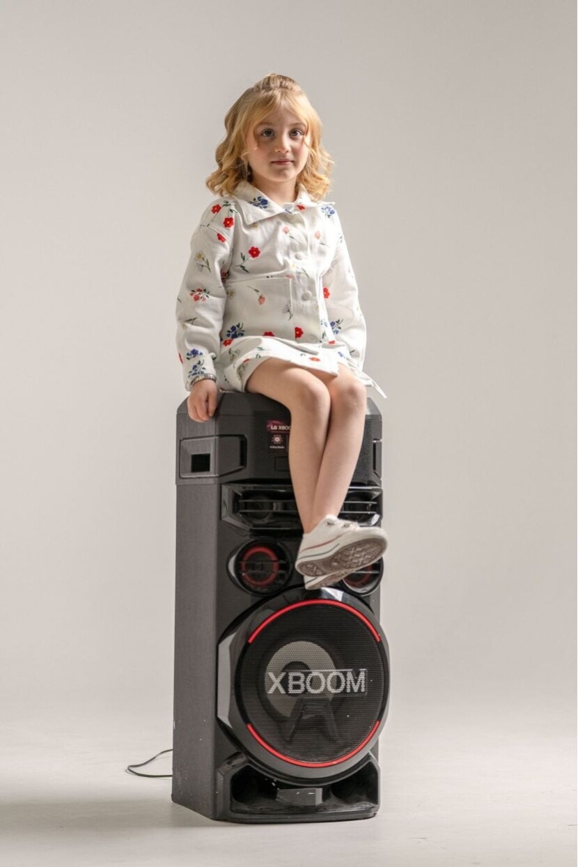 KIZ ÇİÇEK DESENLİ ŞORT ETEK CEKET TAKIM