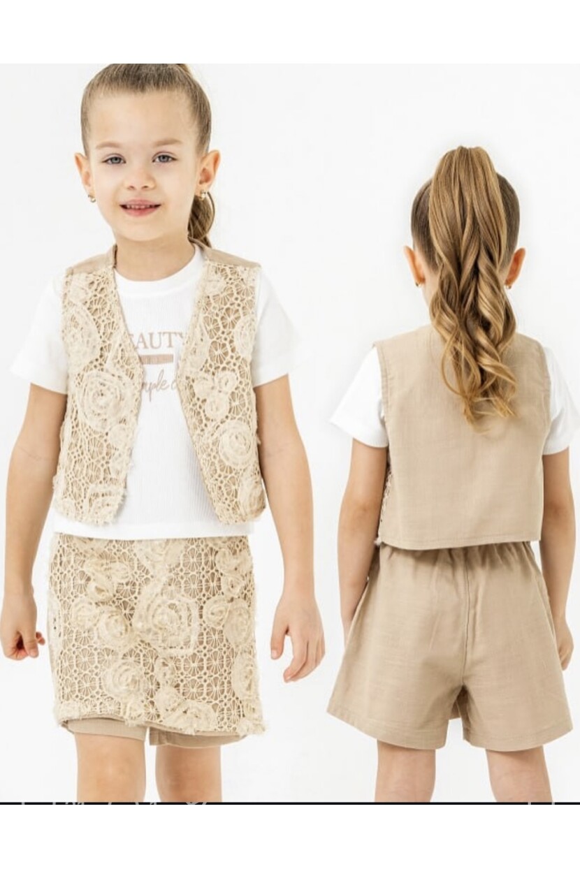 KIZ DANTEL KAPLAMA 3 LÜ KETEN TAKIM