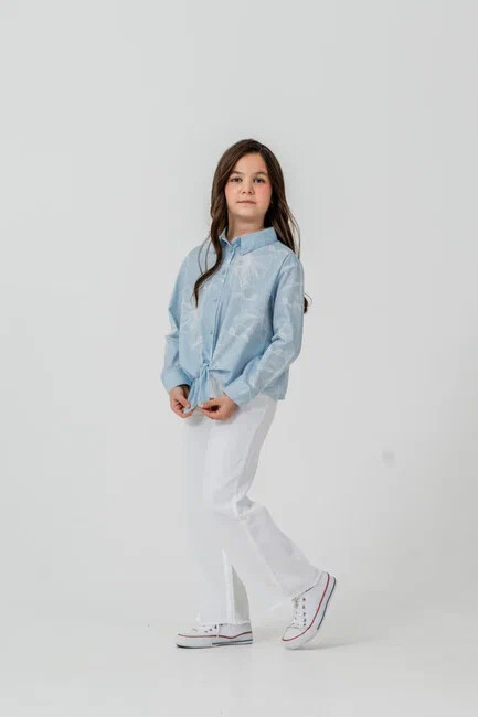 KIZ GÖMLEK PANTOLONLU TAKIM