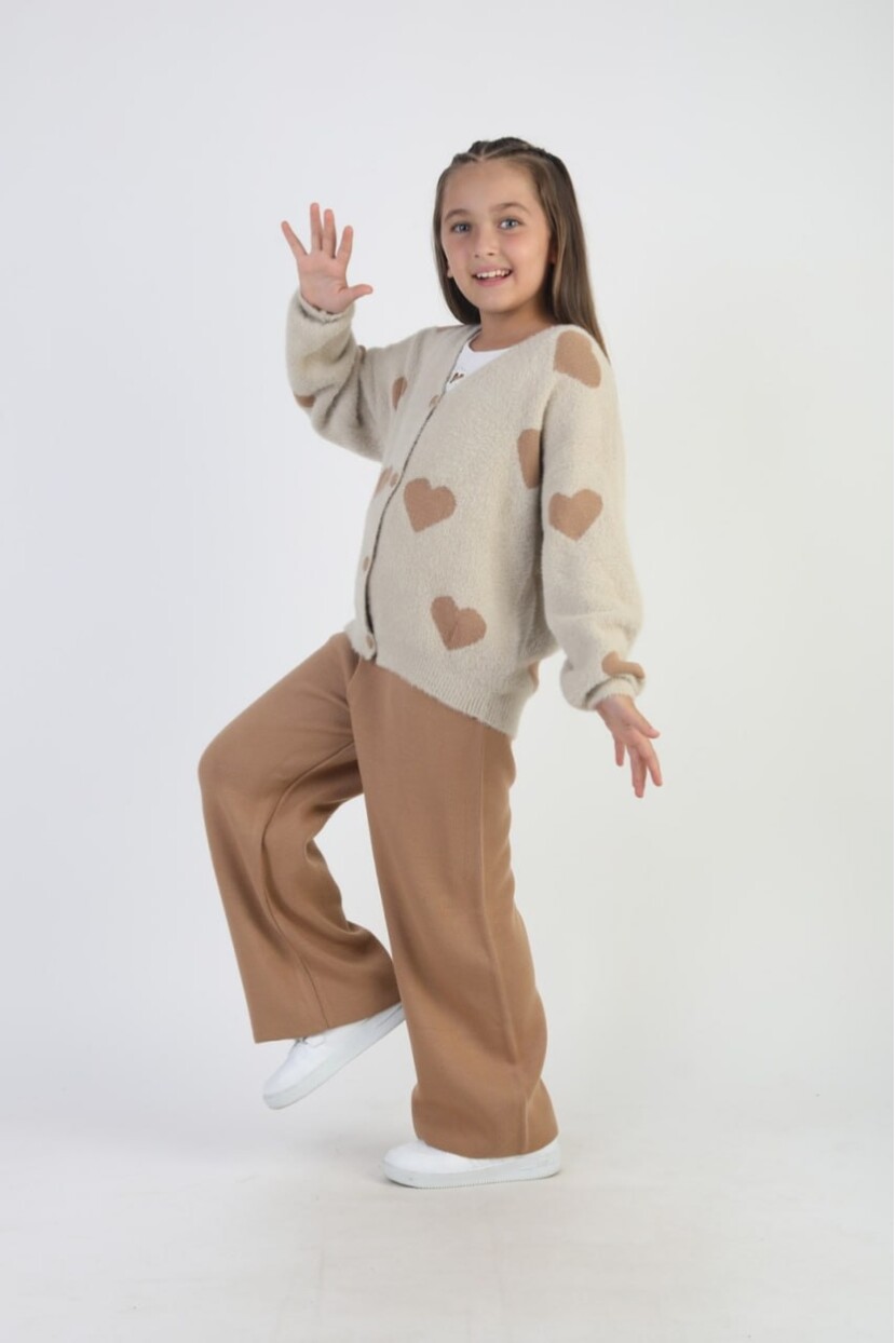 KIZ KALPLİ  HIRKALI TRİKO TAKIM