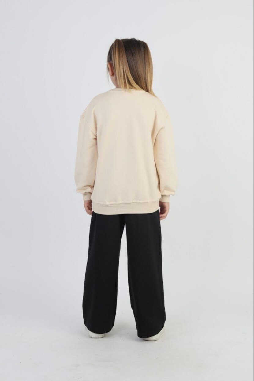 KIZ PAPATYA İŞLEMELİ TAKIM