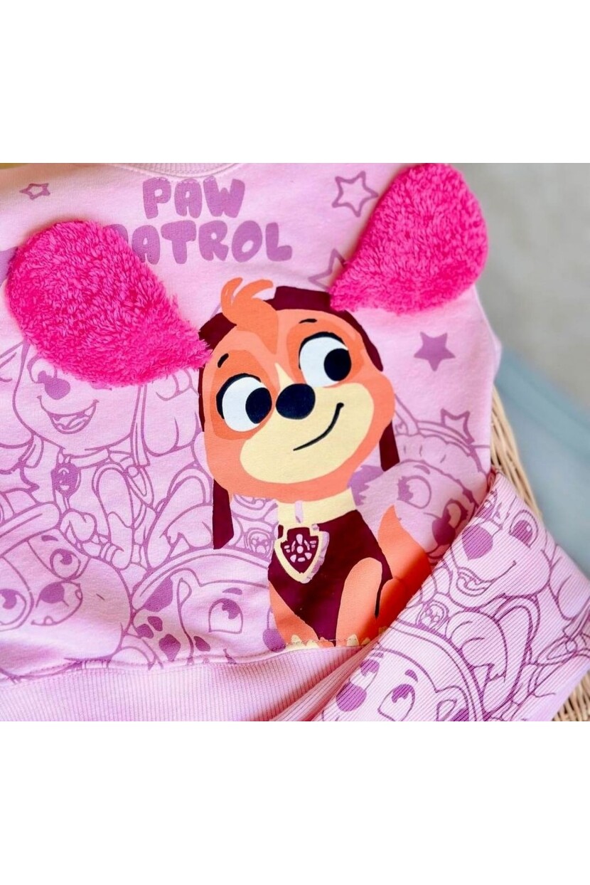 KIZ PAW PATROL DESENLİ TAYTLI TAKIM