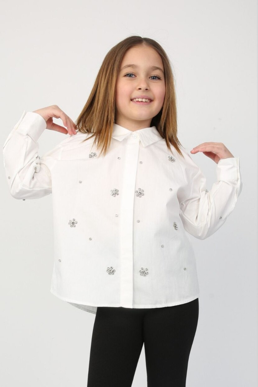 TAŞLI POPLİN GÖMLEK