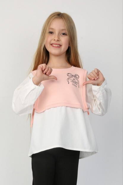 BAĞCIK DETAYLI GÖMLEK