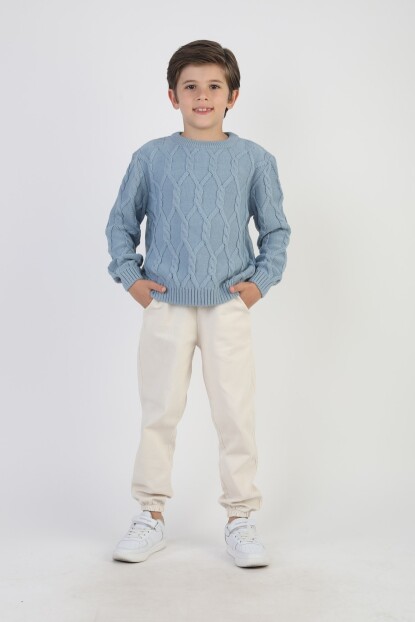 ERKEK GABARDİN PANTOLONLU TRİKO KAZAK TAKIM