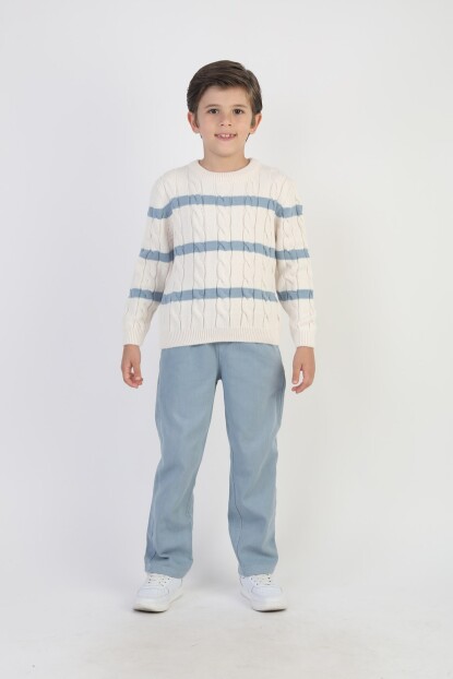 ERKEK GABARDİN PANTOLONLU TRİKO KAZAK TAKIM