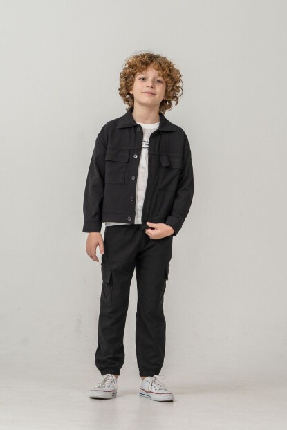 ERKEK KARGO CEPLİ DOKUMA 3LÜ TAKIM