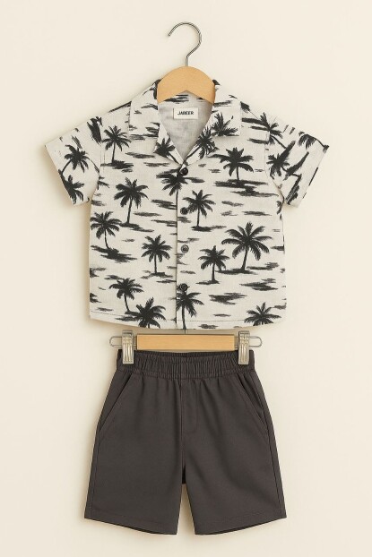 ERKEK KETEN GÖMLEKLİ ŞORTLU TAKIM