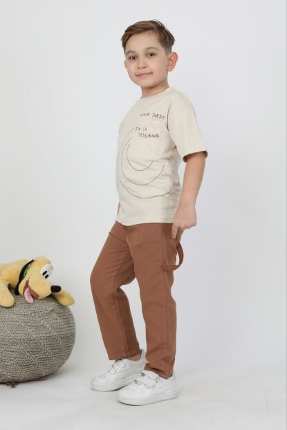 ERKEK MEVSİMLİK GABARDİN PANTOLON TSHİRT TAKIM