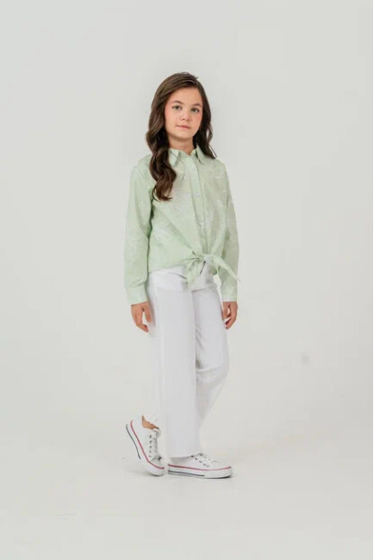 KIZ GÖMLEK PANTOLONLU TAKIM