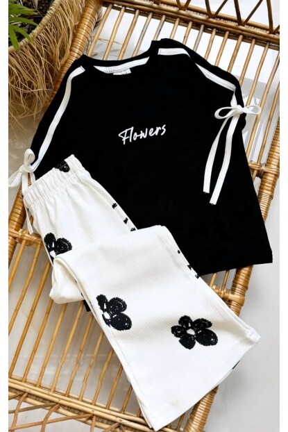 KIZ KOL BAĞCIK DETAYLI TAYTLI TAKIM