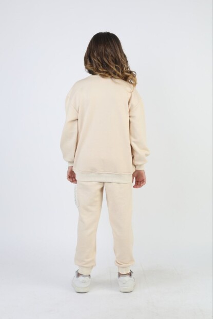 KIZ PAYETLİ TRİKO CEP DETAYLI TAKIM