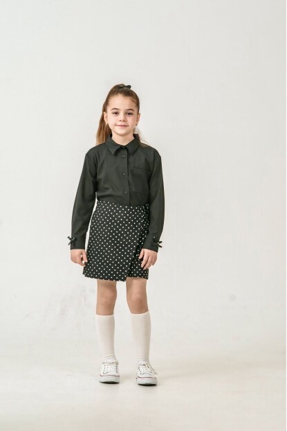 KIZ PUANTİYELİ ŞORT ETEKLİ TAKIM