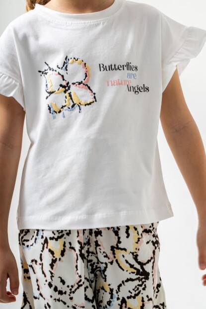 KIZ VİSKON  PANTOLONLU TAKIM