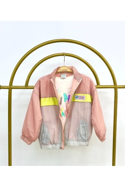 KIZ YAĞMURLUK T-SHİRT İKİLİ TAKIM