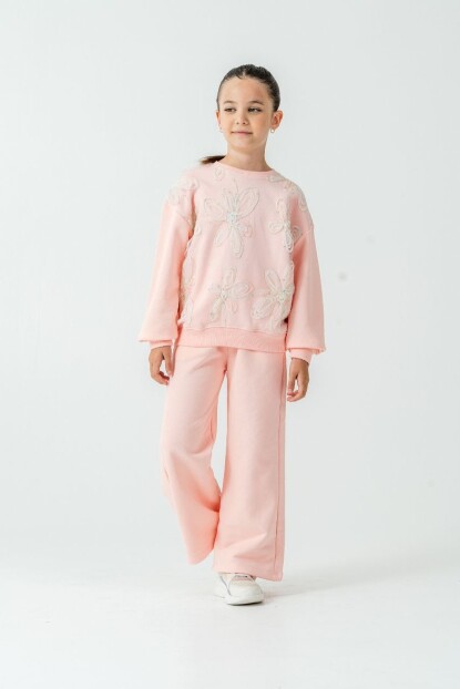 KIZ ZAMBAK DETAYLI TÜLLÜ TAKIM