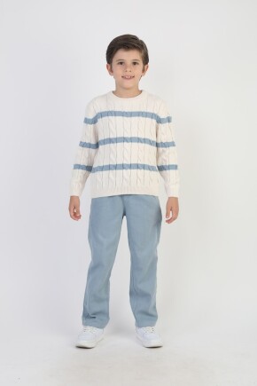 ERKEK GABARDİN PANTOLONLU TRİKO KAZAK TAKIM