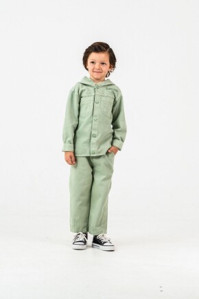 ERKEK KAPŞONLU DOKUMA 2Lİ TAKIM