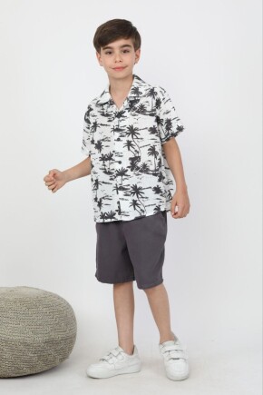 ERKEK KETEN GÖMLEKLİ ŞORTLU TAKIM