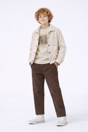 ERKEK NAKIŞLI GÖMLEK T-SHİRT GABARDİN PANTOLON 3LÜ TAKIM