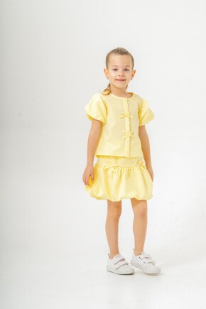 KIZ BALON ETEKLİ DOKUMA TAKIM