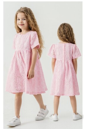 KIZ GÜBÜR DETAYLI ELBİSE