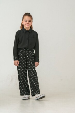 KIZ PUANTİYELİ PANTOLONLU TAKIM