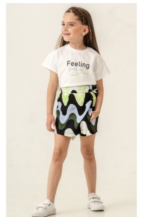 KIZ ŞORT ETEKLİ TAKIM