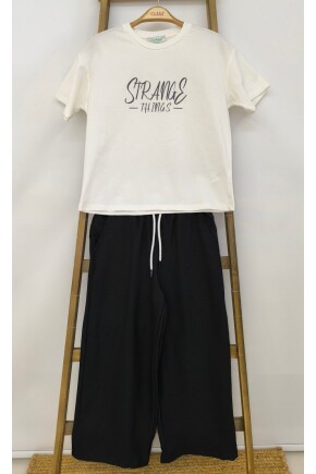 KIZ VİSKON PANTOLONLU TAKIM