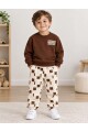 ERKEK DESENLİ RELAX KESİM PANTOLONLU TAKIM